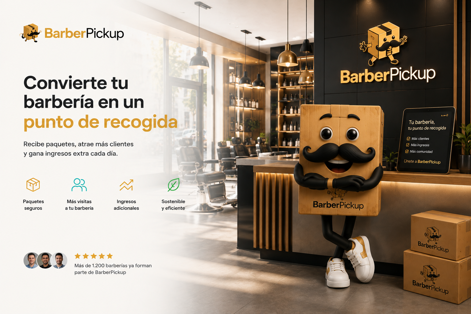 Peluquería operando como punto de recogida BarberPickup en Alicante